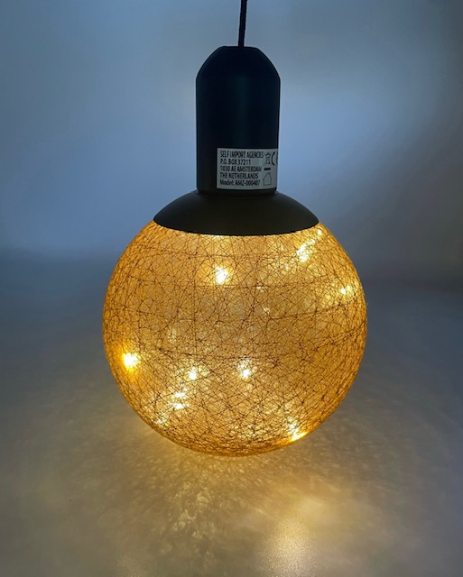 Lampa wisząca na baterie 10 LED